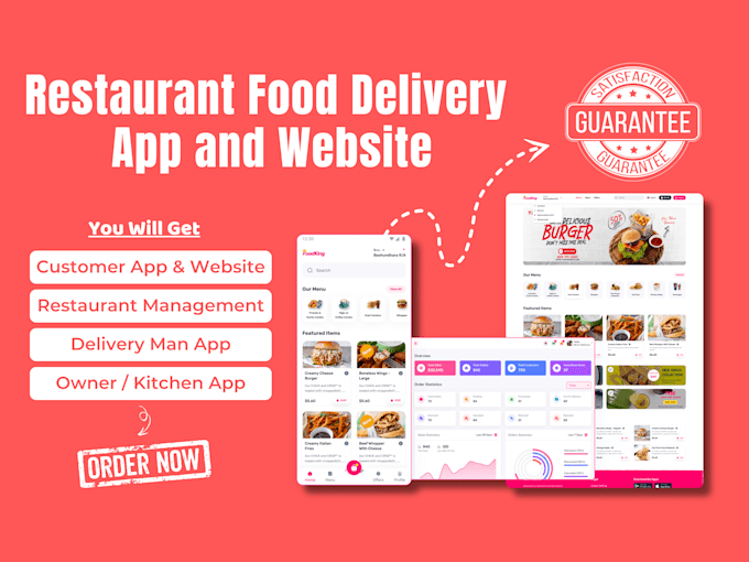 Gig Preview - Develop restaurant food delivery flutter app