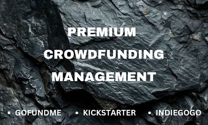 Gig Preview - Do crowdfunding campaign creation promotion on kickstarter indiegogo