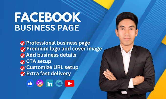 Bestseller - do facebook business page create and setup for you