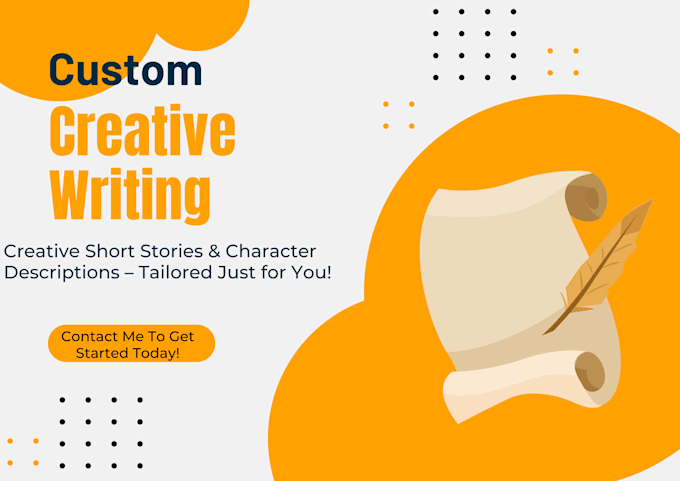 Gig Preview - Write custom, creative short stories