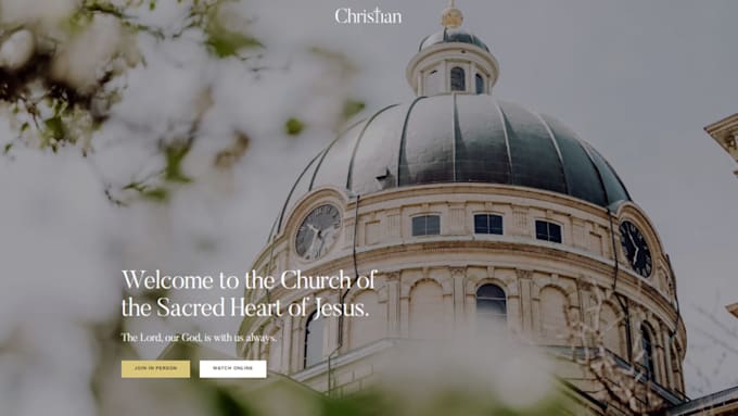 Gig Preview - Do church website, church ministry website, church website design, church