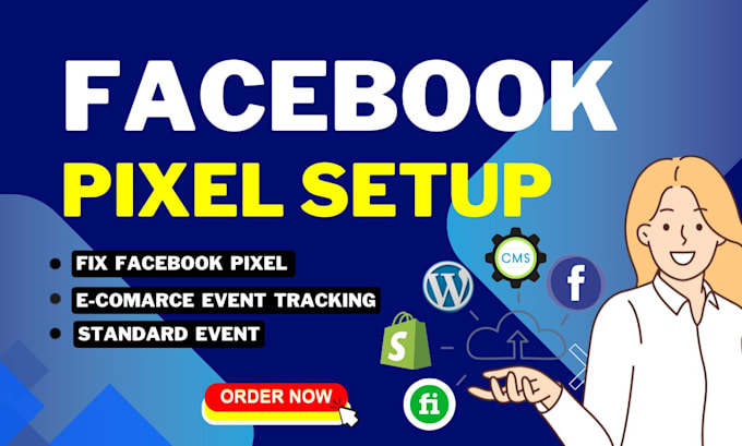 Gig Preview - Set up facebook meta pixel to enable conversion tracking and fix pixel issue