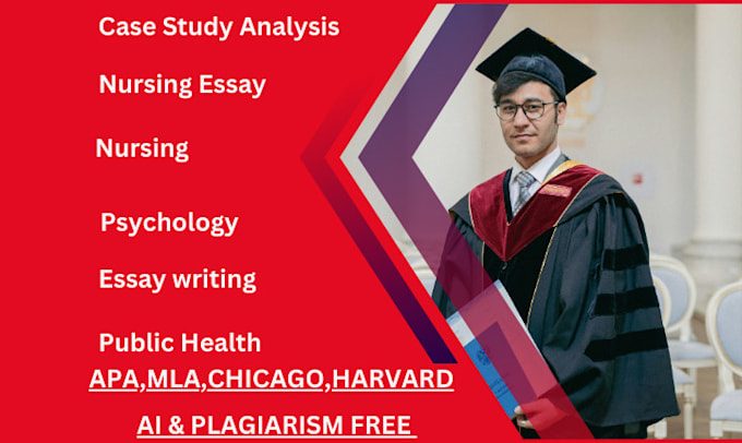 Gig Preview - Do case study analysis, essays for nursing, public health, and psychology