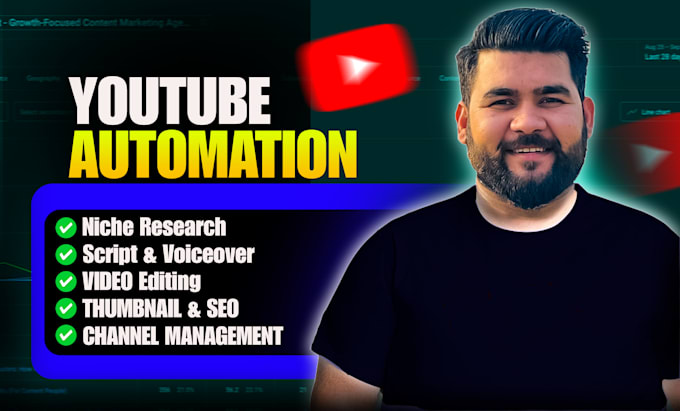 Gig Preview - Automate and manage your youtube channel with faceless 4k cash cow video