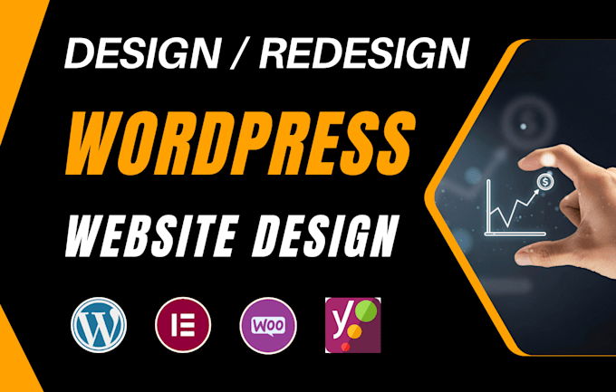 Gig Preview - Build, revamp, wordpress website design, redesign wordpress website development