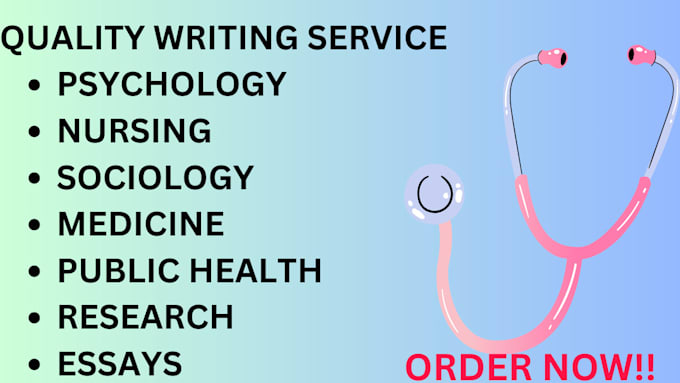 Bestseller - create medical, nursing, psychology, or public health, articles for you