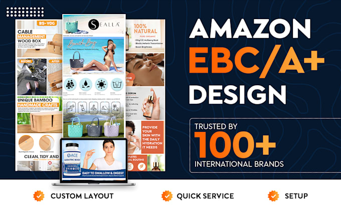 Gig Preview - Design enhanced brand content ebc or a plus for amazon