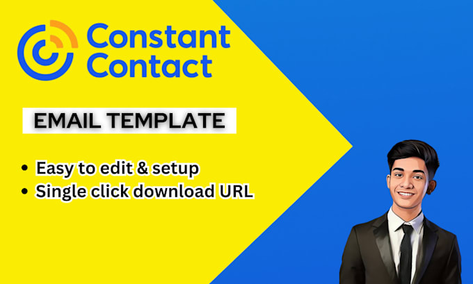 Gig Preview - Do constant contact email design for your business growth