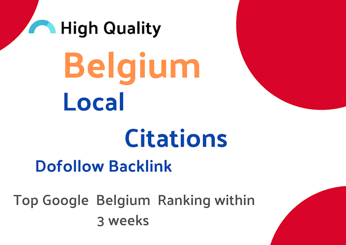 Gig Preview - List your business in 350 belgium local citations and directories to local seo