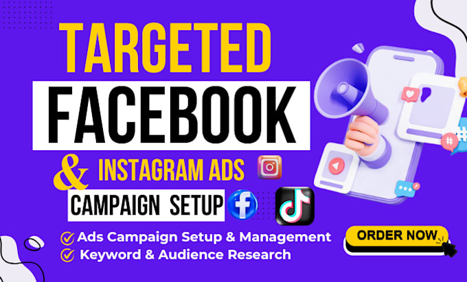 Gig Preview - Do facebook ads campaign, instgram ads, or do shopify marketing