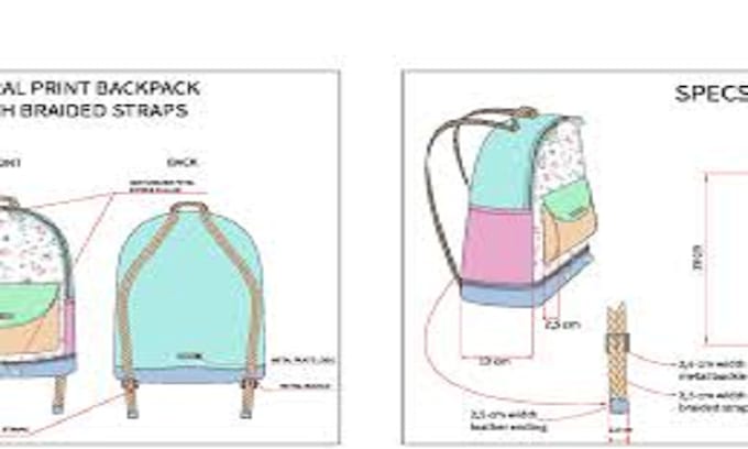 Gig Preview - Create bag design, backpack, handbag, tote bag and tech pack