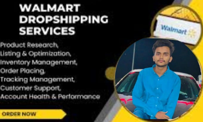 Gig Preview - Be your walmart dropshipping va