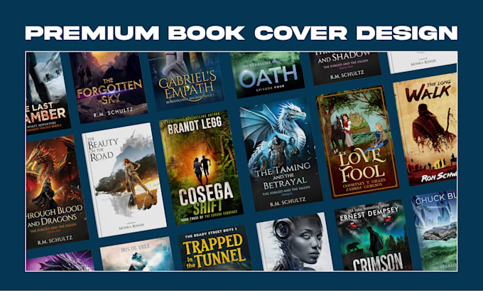 Gig Preview - Create stunning ebook and a book cover design that captivate