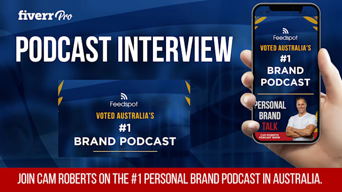 Gig Preview - Our agency will provide a podcast interview on my personal branding podcast