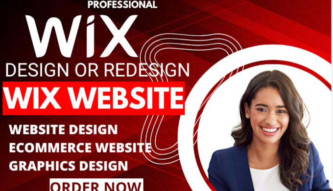 Gig Preview - Design a wix website ,redesign your wix website,with cro,rwd,or wix store