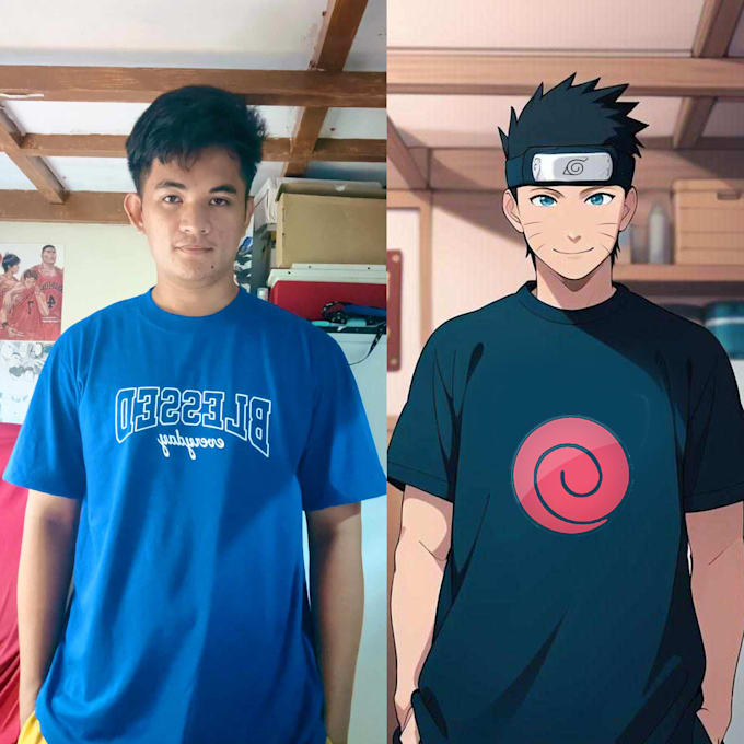 Gig Preview - Turn your picture into naruto character style