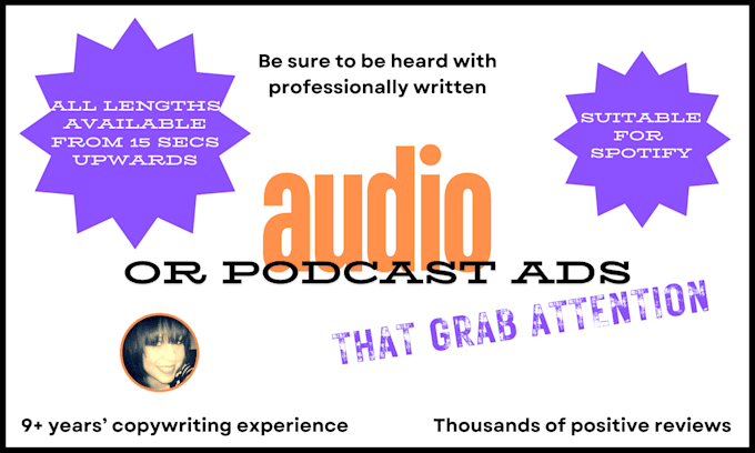 Gig Preview - Write a powerful podcast or audio ad