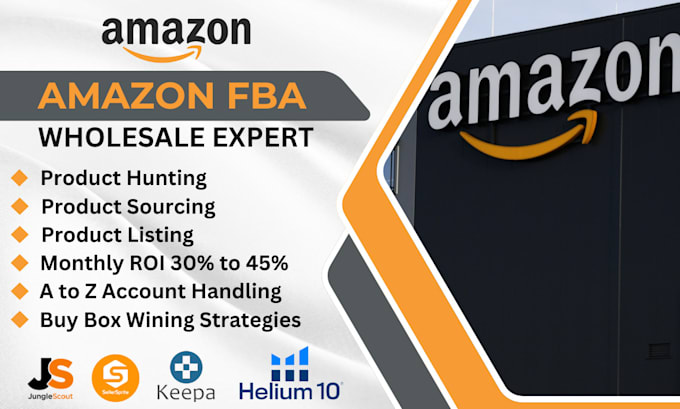 Bestseller - your amazon fba,  fbm,  seller central store, wholesale va