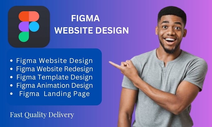 Gig Preview - Do figma website, figma design,  figma design website