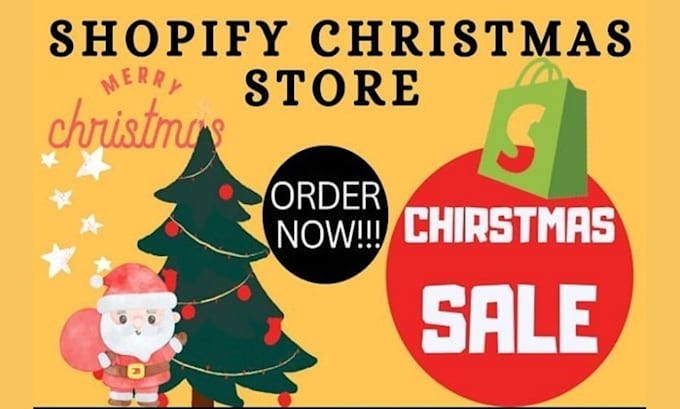 Gig Preview - Create christmas shopify store,shopify halloween store,shopify dropshipping