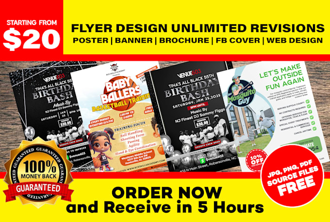 Gig Preview - Design your creative flyer