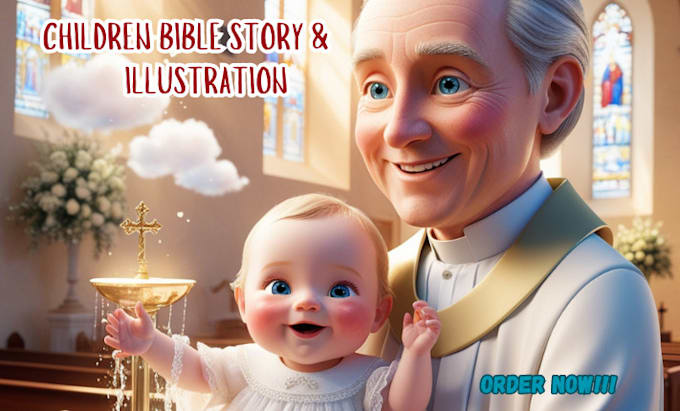 Bestseller - write children bible stories, 3d illustrations and christians books