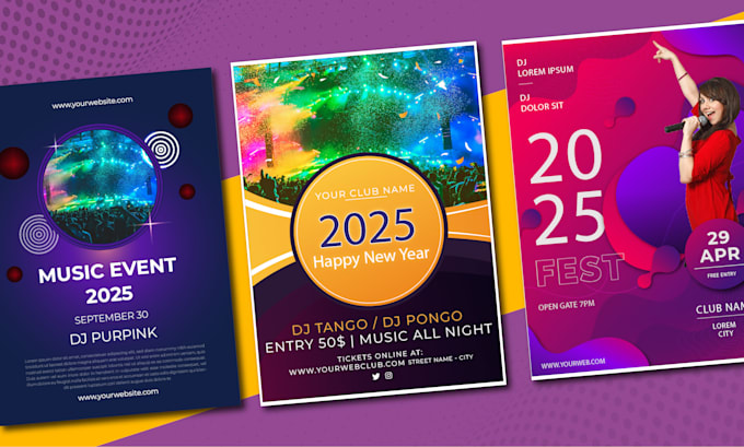 Bestseller - design professional business flyer church event poster leaflet