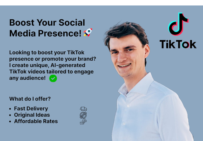 Gig Preview - Create engaging ai generated tiktok videos on any topic