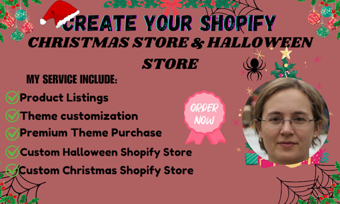 Gig Preview - Build halloween product store and christmas product store