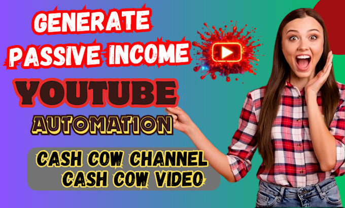 Gig Preview - Setup automation channel 2024 youtube videos cash cow channel and monetize