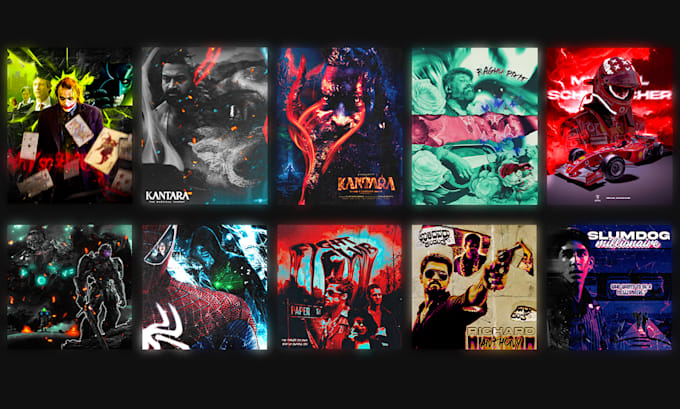 Gig Preview - Design professional movie posters and key art