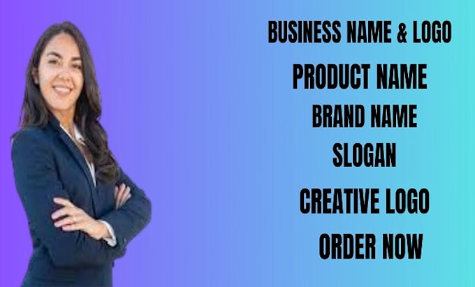 Gig Preview - Create business name, logo design and company name for your business