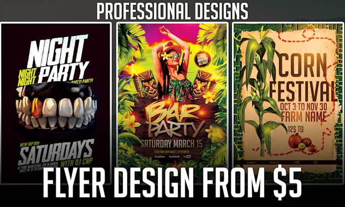 Gig Preview - Design a pro flyer or social media poster for you