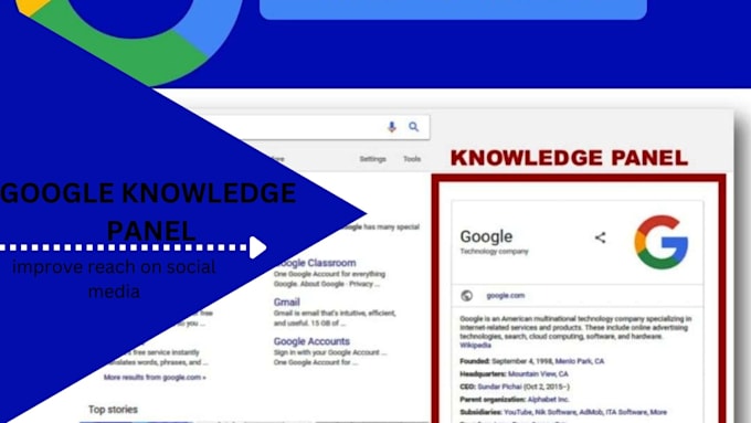 Gig Preview - Create for you google knowledge panel