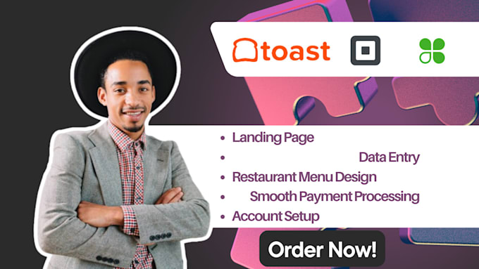 Gig Preview - Build your entire toast pos menu with sumup pos shopify pos clover pos dripos