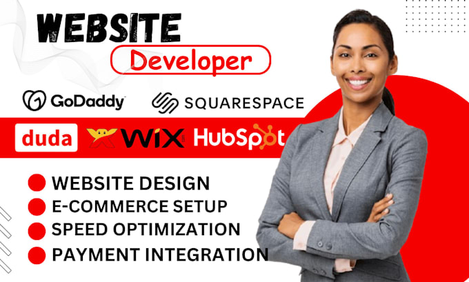 Bestseller - duda website design godaddy redesign design squarespace website revamp wix