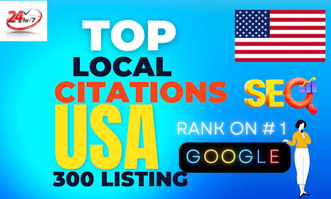 Gig Preview - Do best 200 USA local citations for your local business