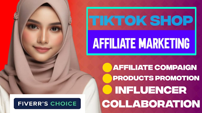 Gig Preview - Manage your tiktok shop affiliate marketing, boost sales tiktok shop