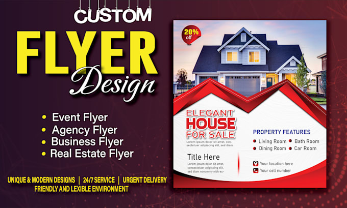 Gig Preview - Design a top notch real estate flyer or brochure