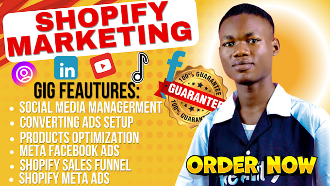 Bestseller - shopify social media marketing shopify meta facebook ads shopify sales funnel