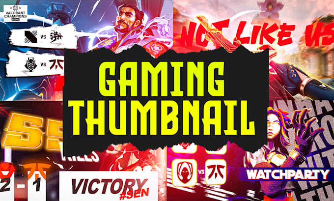 Gig Preview - Make gaming thumbnail for you