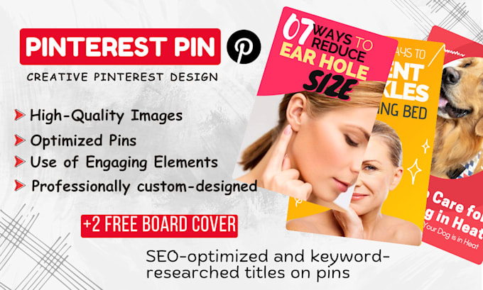 Gig Preview - Create pinterest pins for maximum visibility that increase traffic