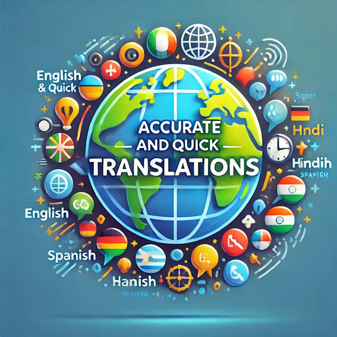 Gig Preview - Quickly translate documents into multiple languages