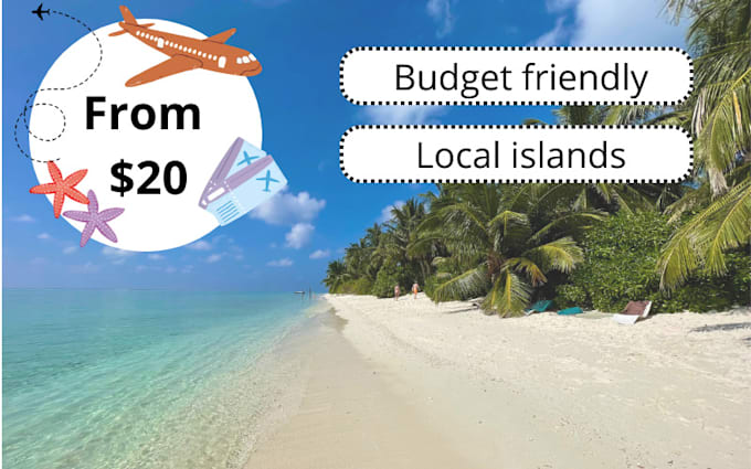 Gig Preview - Plan for you a budget travel itinerary in maldives