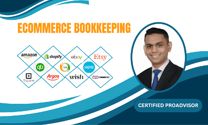 Gig Preview - Do ecommerce bookkeeping, bank reconciliation in quickbooks and xero for amazon