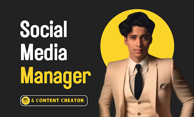 Gig Preview - Be your social media marketing manager