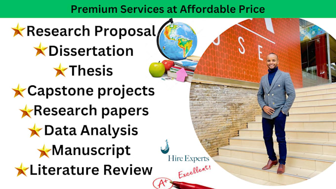 Gig Preview - Professional research proposal, dissertation, data analysis, case studies, essay