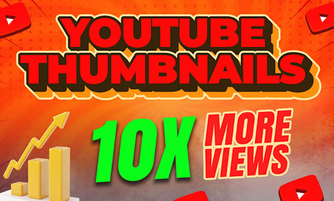 Gig Preview - Create eyecatching youtube thumbnails that attract viewers