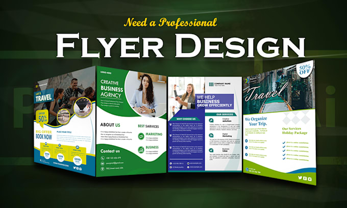 Gig Preview - Design attractive flyers and leaflet within 24 hours