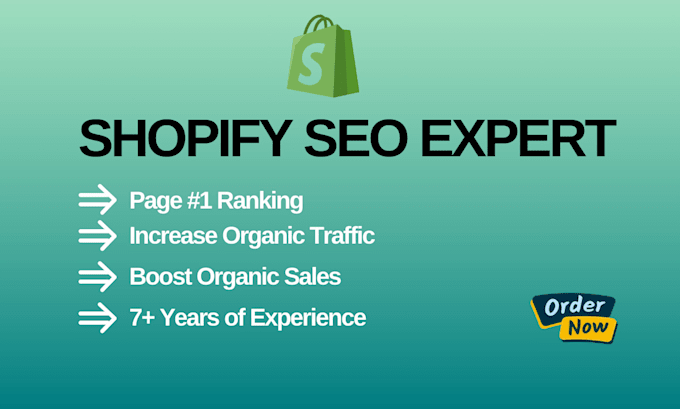 Gig Preview - Be your advance shopify SEO expert to boost google ranking and sales